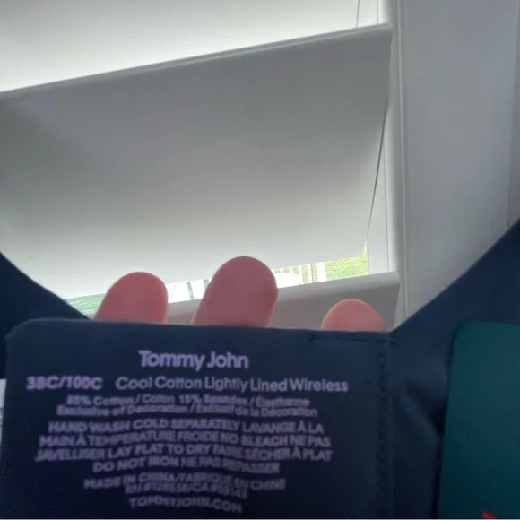 Tommy John Blue Smooth-Cup Bra Intimates - Picture 3 of 4